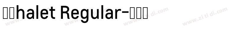 Φ禀halet Regular字体转换